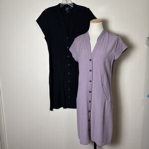 Eastern Mountain Sports Short Shirt Dress M Set of 2 Lightweight Casual Travel